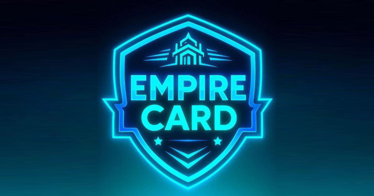 Empire Card main banner showing the PH-focused Card-Driven platform interface